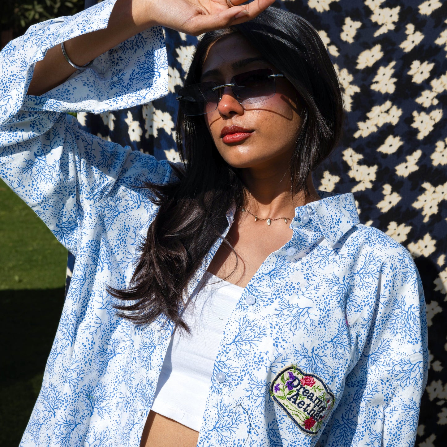 AUTUMN WHISPERS LONG SHIRT