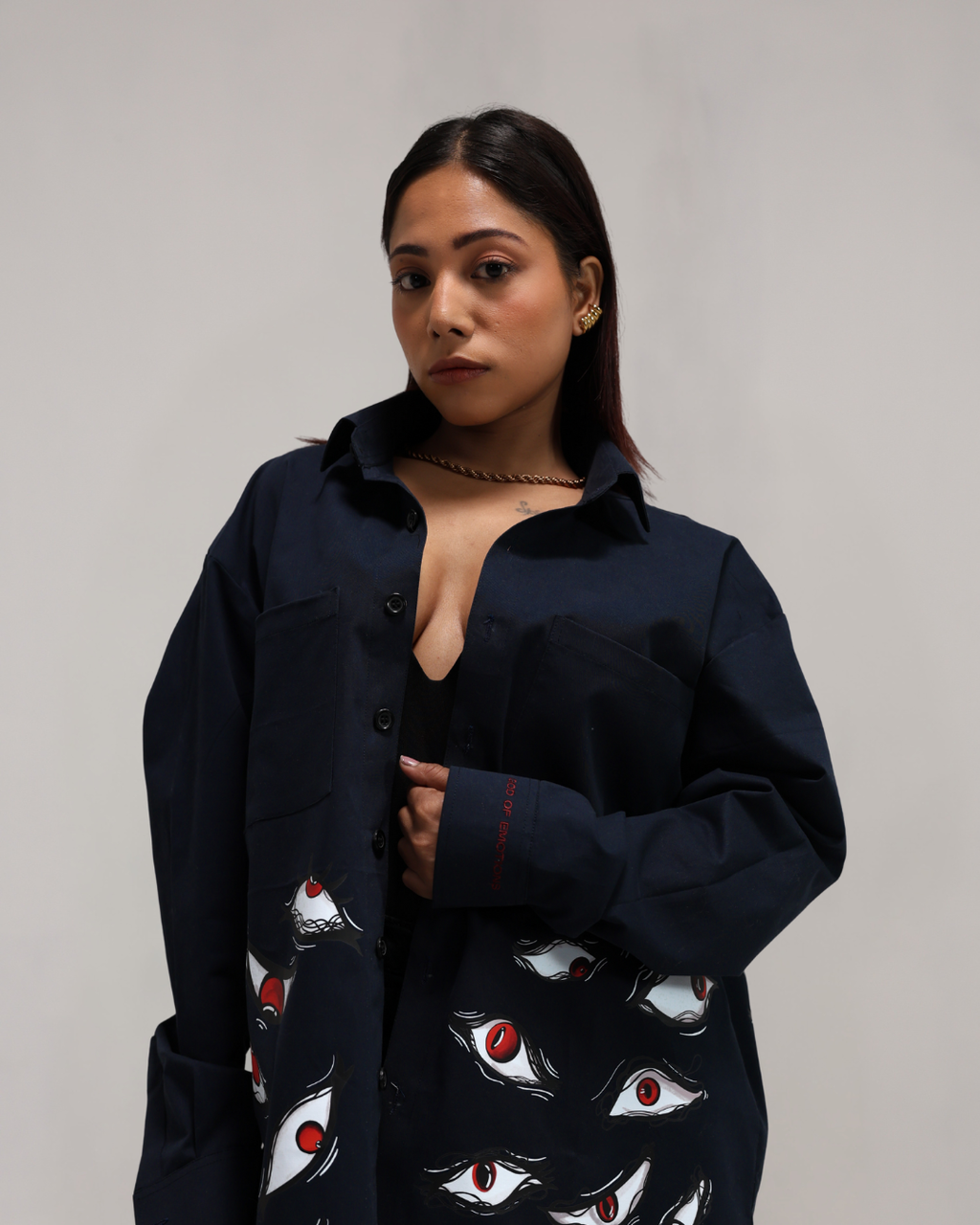 THE ALL SEEING FEAR OVERSIZED SHIRT