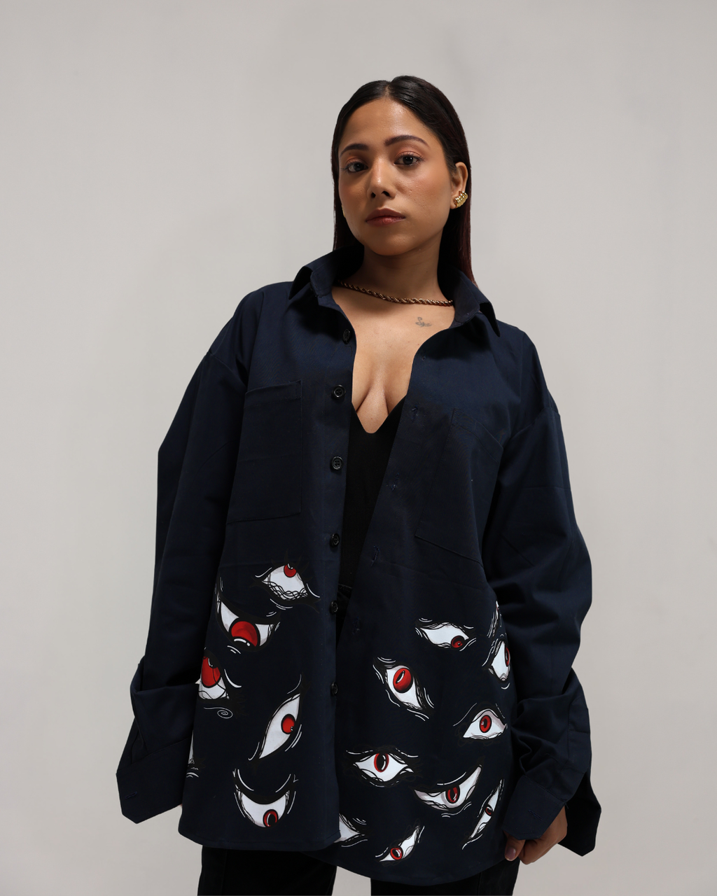 THE ALL SEEING FEAR OVERSIZED SHIRT