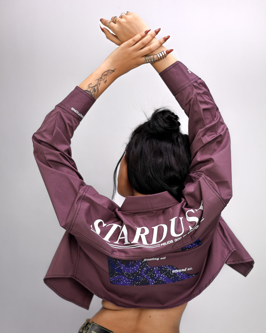 STARDUST WOMEN CROPPED SHIRT