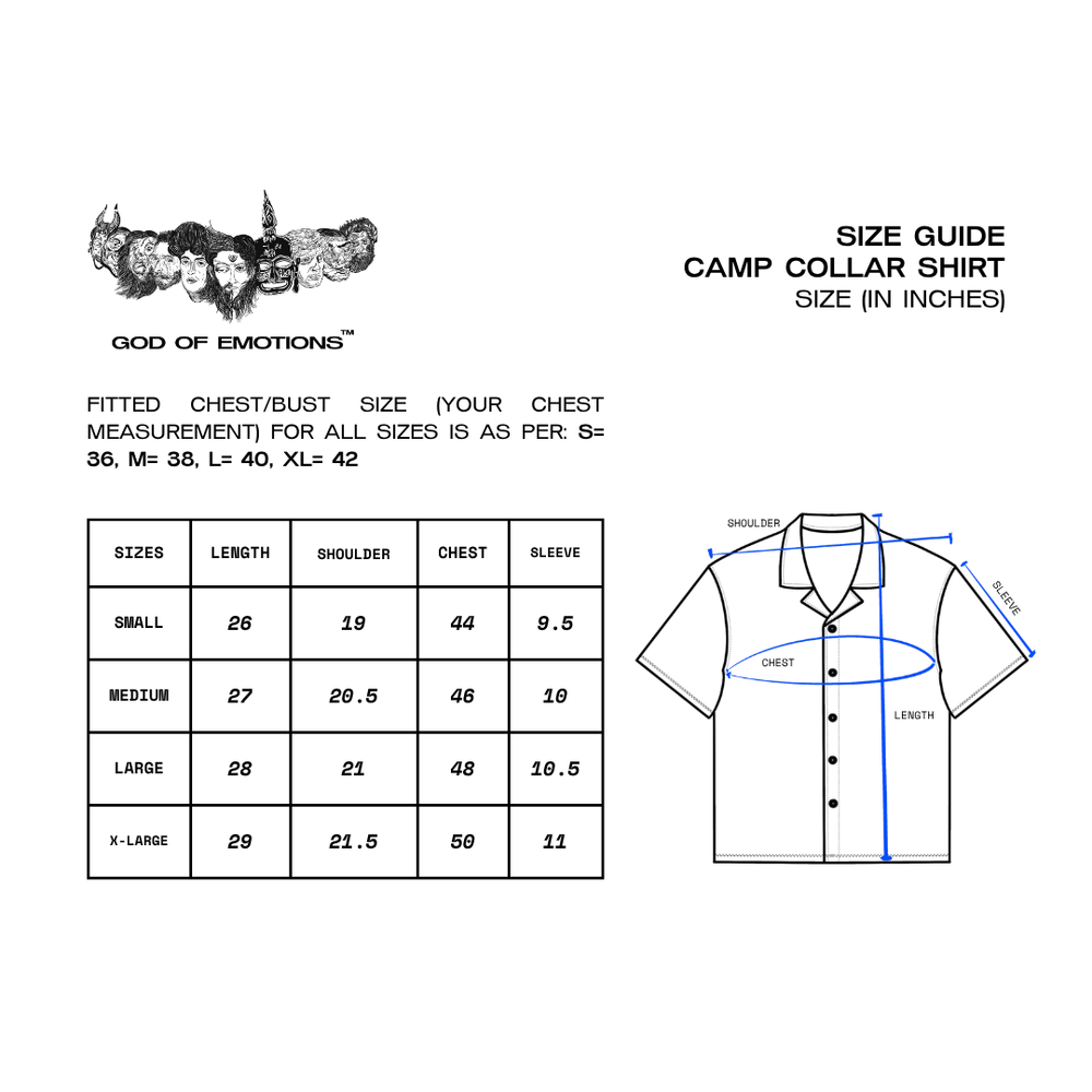 Size Guide (Inches)