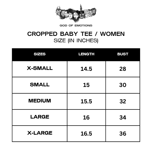 Size Guide (Inches)