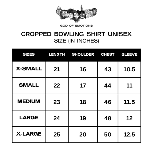 Size Guide (Inches)