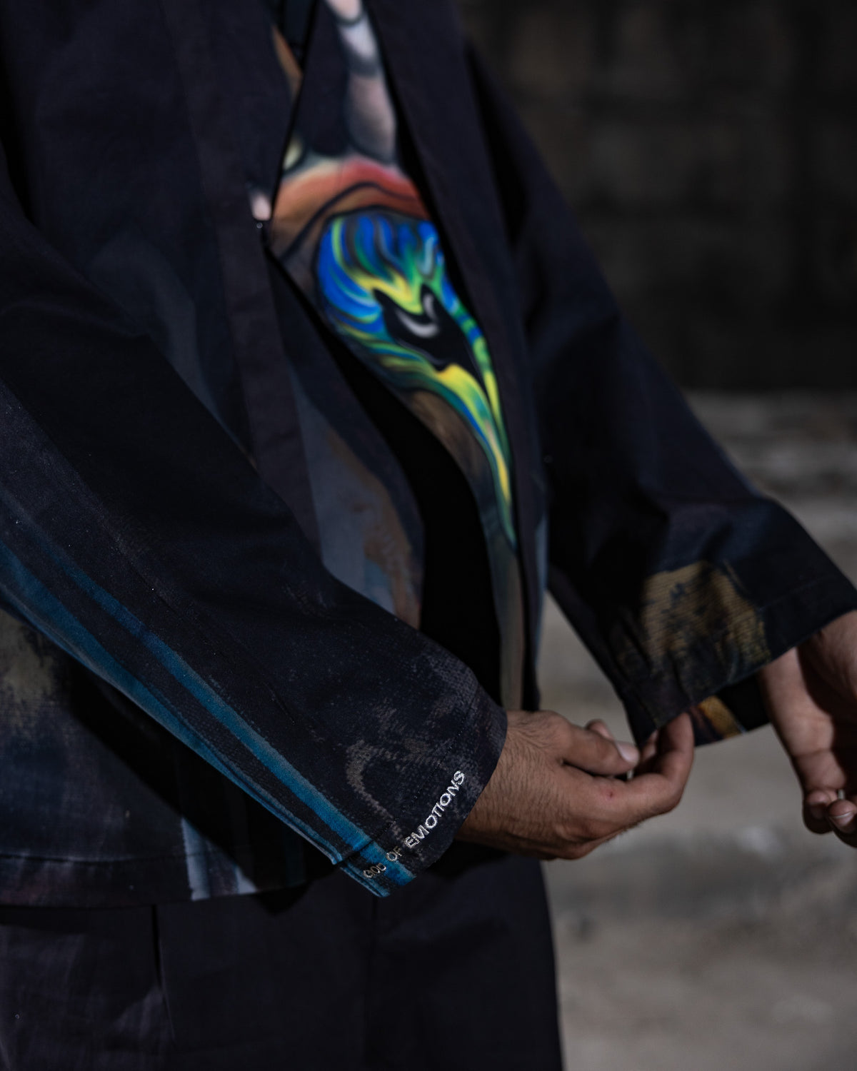 VISCOUS SIGHT RELAXED KIMONO COORD SET