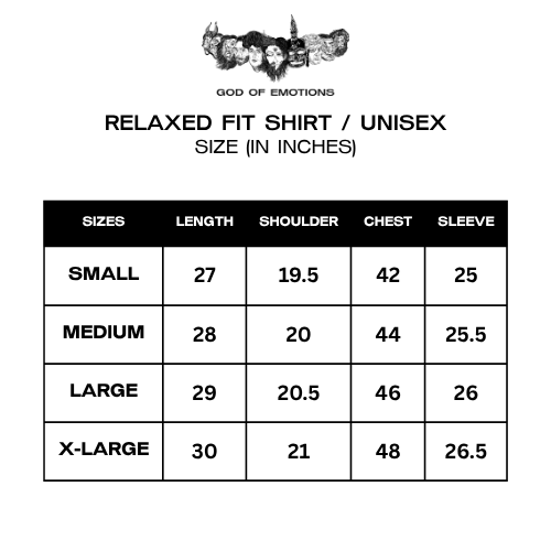 Size Guide (Inches)