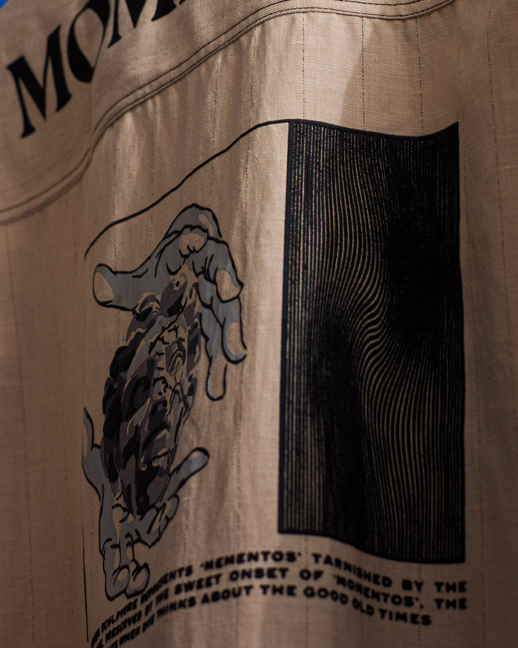 MOMENTOS CROPPED BOWLING SHIRT