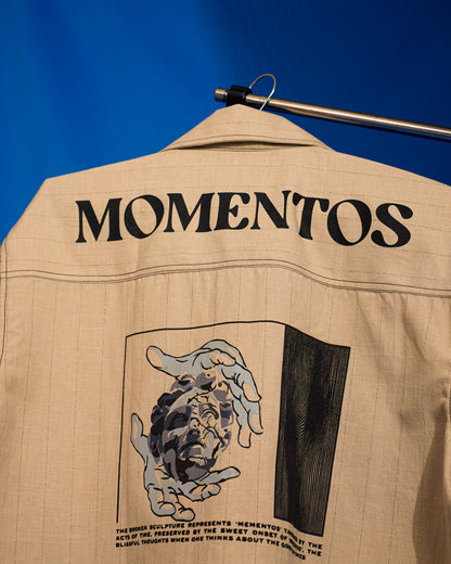 MOMENTOS LINEN BOWLING SHIRT